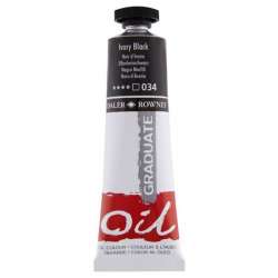 Daler Rowney - Daler Rowney Graduate Yağlı Boya 38ml 034 Ivory Black