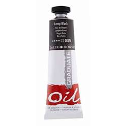 Daler Rowney - Daler Rowney Graduate Yağlı Boya 38ml 035 Lamp Black