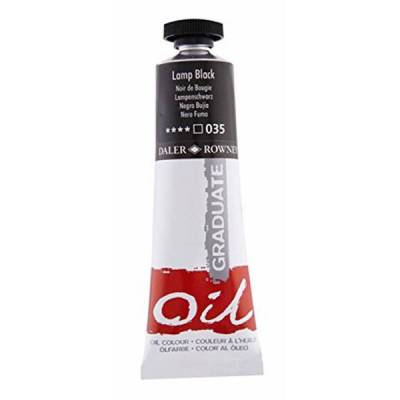 Daler Rowney Graduate Yağlı Boya 38ml 035 Lamp Black