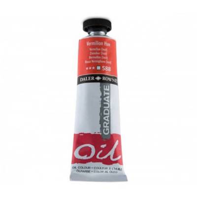 Daler Rowney Graduate Yağlı Boya 38ml 588 Vermilion Hue