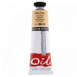 Daler Rowney - Daler Rowney Graduate Yağlı Boya 38ml 635 Naples Yellow