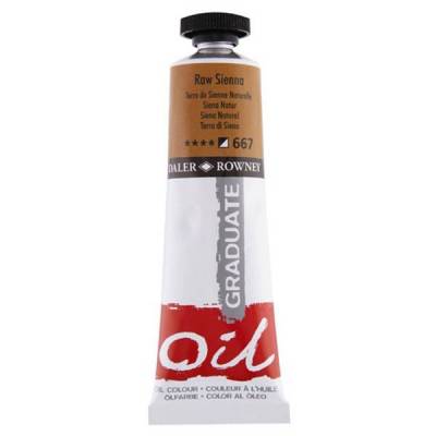 Daler Rowney Graduate Yağlı Boya 38ml 667 Raw Sienna