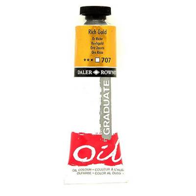 Daler Rowney Graduate Yağlı Boya 38ml 707 Rich Gold