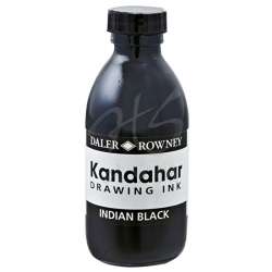 Daler Rowney - Daler Rowney Kandahar Siyah Çini Mürekkebi 175ml