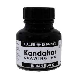 Daler Rowney - Daler Rowney Kandahar Siyah Çini Mürekkebi 28ml