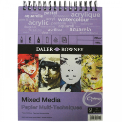 Daler Rowney - Daler Rowney Mixed Media 250g 30 Yaprak A3