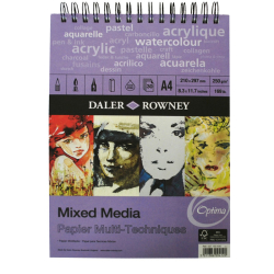 Daler Rowney - Daler Rowney Mixed Media 250g 30 Yaprak A4