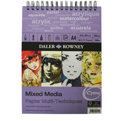 Daler Rowney Mixed Media 250g 30 Yaprak A4