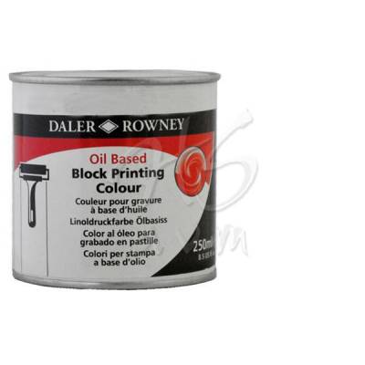 Daler Rowney Oil Based Block Printing 250ml 011 White