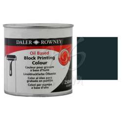 Daler Rowney - Daler Rowney Oil Based Block Printing 250ml 026 Black