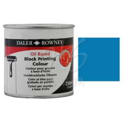 Daler Rowney - Daler Rowney Oil Based Block Printing 250ml 100 Blue