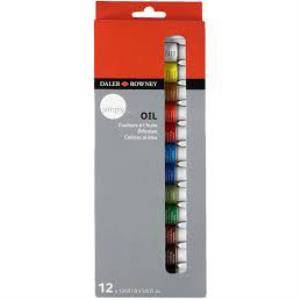 Daler Rowney Simply Yağlı Boya Seti 12x12ml