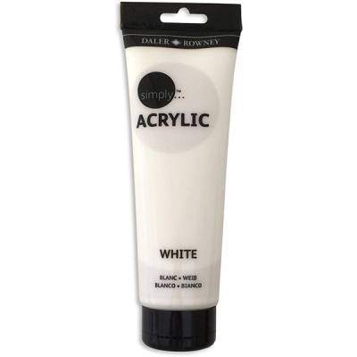 Daler Rowney Simply Akrilik Boya 250ml 011 White