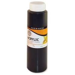 Daler Rowney - Daler Rowney Simply Akrilik Boya 750ml 026 Black