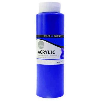 Daler Rowney Simply Akrilik Boya 750ml 123 Ultramarine