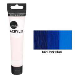 Daler Rowney - Daler Rowney Simply Akrilik Boya 75ml 142 Dark Blue