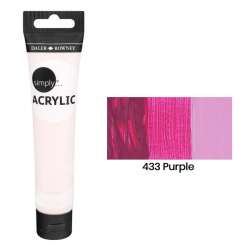 Daler Rowney - Daler Rowney Simply Akrilik Boya 75ml 433 Purple