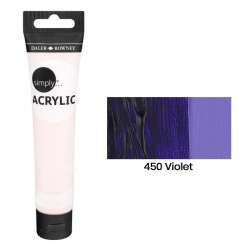 Daler Rowney - Daler Rowney Simply Akrilik Boya 75ml 450 Violet