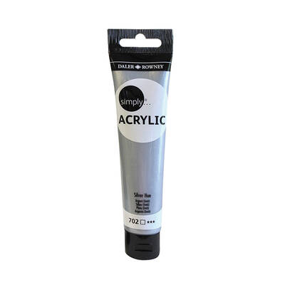 Daler Rowney Simply Akrilik Boya 75ml 702 Silver