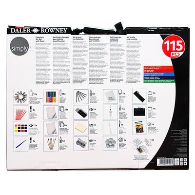 Daler Rowney Simply Complete Karma Resim Seti 115li Set