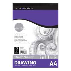 Daler Rowney - Daler Rowney Simply Drawing Pad 120g 50 Yaprak A3