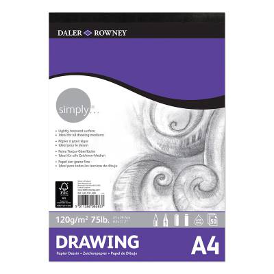 Daler Rowney Simply Drawing Pad 120g 50 Yaprak A3