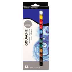 Daler Rowney - Daler Rowney Simply Guaj Boya Seti 12x12ml 126600912