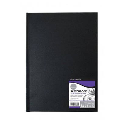 Daler Rowney Simply Hardback Sketchbook Extra White 110 Yaprak 100g A4 21x29.7 cm