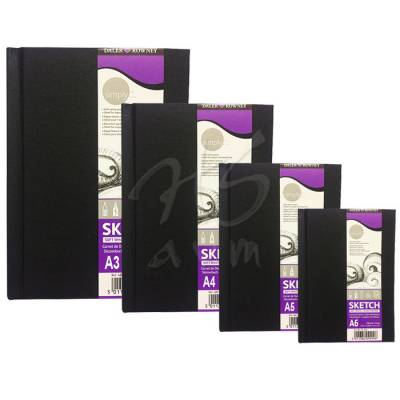 Daler Rowney Simply Hardback Sketchbook Soft White Sert Kapak Çizim Defteri 54 Yaprak 100g