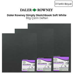 Daler Rowney - Daler Rowney Simply Sketchbook Soft White 110 YP 100g