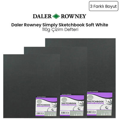 Daler Rowney Simply Sketchbook Soft White 110 YP 100g