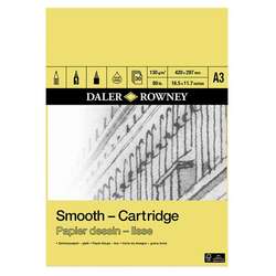 Daler Rowney - Daler Rowney Smooth Cartridge Çizim Defteri 130g 30 Yaprak A3