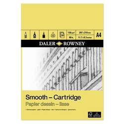 Daler Rowney - Daler Rowney Smooth Cartridge Çizim Defteri 130g 30 Yaprak A4
