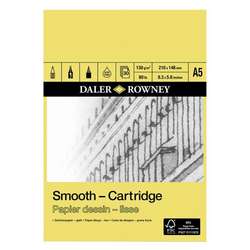 Daler Rowney - Daler Rowney Smooth Cartridge Çizim Defteri 130g 30 Yaprak A5