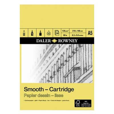 Daler Rowney Smooth Cartridge Çizim Defteri 130g 30 Yaprak A5