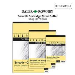 Daler Rowney - Daler Rowney Smooth Cartridge Çizim Defteri 130g 30 Yaprak