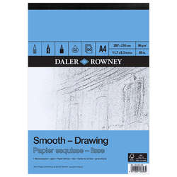 Daler Rowney - Daler Rowney Smooth Drawing Çizim Defteri 96g 50 Yaprak A4