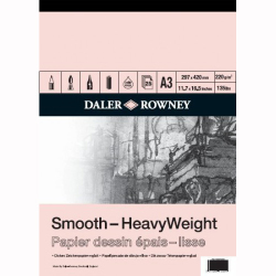 Daler Rowney - Daler Rowney Smooth HeavyWeight 220g 25 Yaprak A3