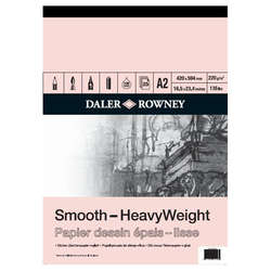 Daler Rowney - Daler Rowney Smooth HeavyWeight 220g 25 Yaprak A2