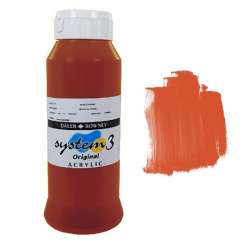 Daler Rowney - Daler Rowney System 3 Akrilik Boya 1000ml Cadmium Red