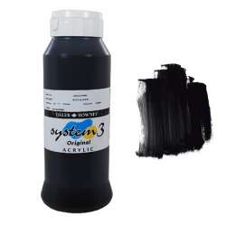 Daler Rowney - Daler Rowney System 3 Akrilik Boya 1000ml Mars Black