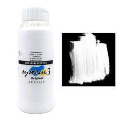 Daler Rowney - Daler Rowney System 3 Akrilik Boya 1000ml Titanium White