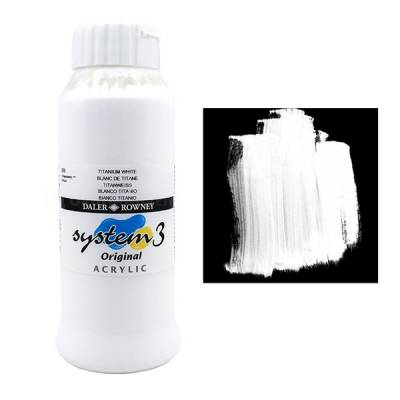 Daler Rowney System 3 Akrilik Boya 1000ml Titanium White