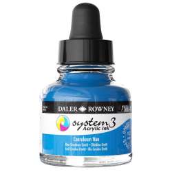 Daler Rowney - Daler Rowney System 3 Akrilik Mürekkep 29.5ml 112 Coeruleum Hue