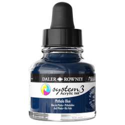 Daler Rowney - Daler Rowney System 3 Akrilik Mürekkep 29.5ml 142 Phthalo Blue