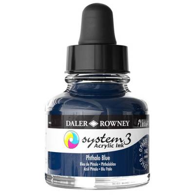 Daler Rowney System 3 Akrilik Mürekkep 29.5ml 142 Phthalo Blue