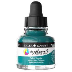 Daler Rowney - DR System 3 Akrilik Mürekkep 29.5ml 154 Phthalo Turquoise