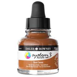 Daler Rowney - Daler Rowney System 3 Akrilik Mürekkep 29.5ml 221 Burnt Sienna