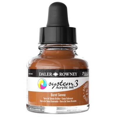 Daler Rowney System 3 Akrilik Mürekkep 29.5ml 221 Burnt Sienna