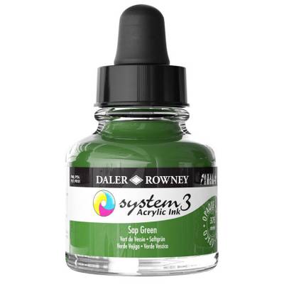 Daler Rowney System 3 Akrilik Mürekkep 29.5ml 375 Sap Green